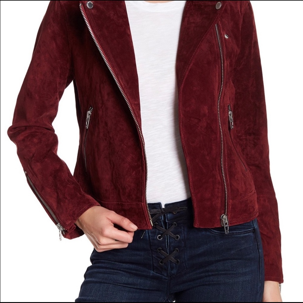 BLANKNYC Suede Moto No Limit Jacket Small